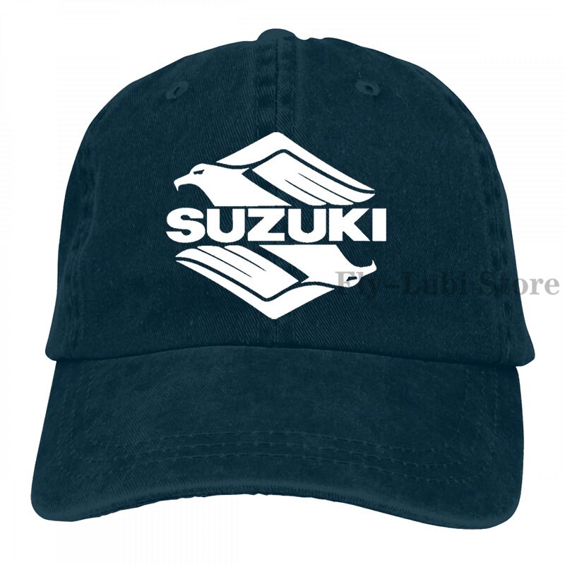 Suzuki Intruder Baseball cap men women Trucker Hats adjustable cap: 2-Navy