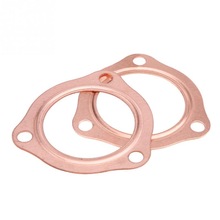 for SBC BBC 302 350 454 2pcs 2 5inch Copper Header Exhaust Collector Gaskets Reusable Car Accessories