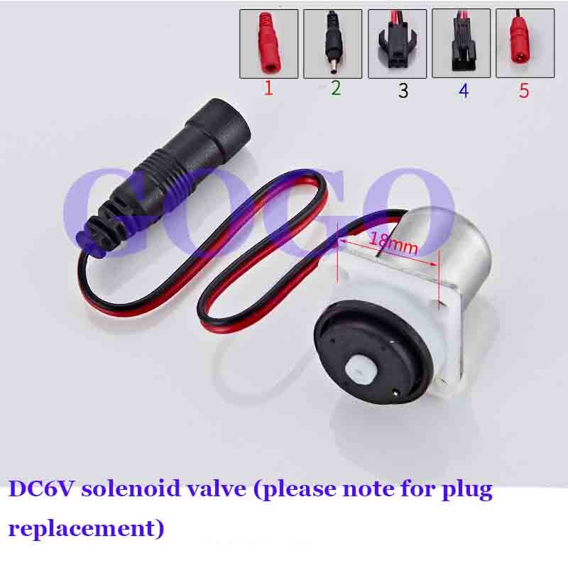 6V concealed urinal sensor, flush valve, faucet solenoid valve, urinal, urinal flusher accessories: 18