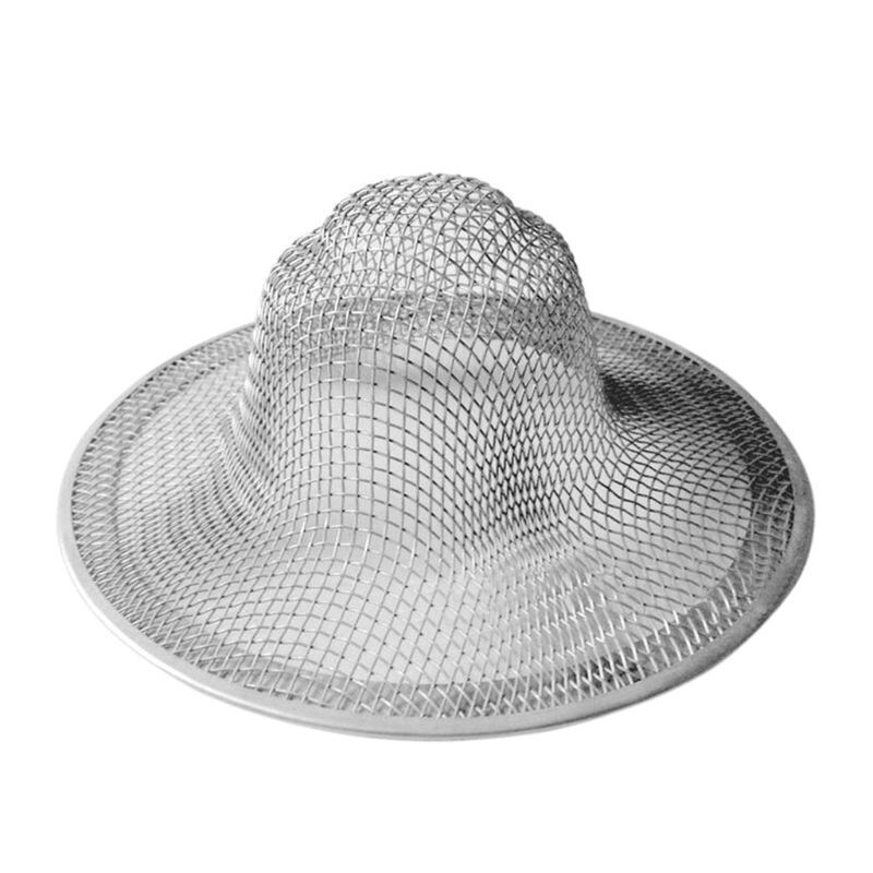 Stainless Steel Kitchen Sink Strainer Hair Catcher Stopper Bathroom Bathtub Shower Drain Filter Percolator G8TB: app.9cm