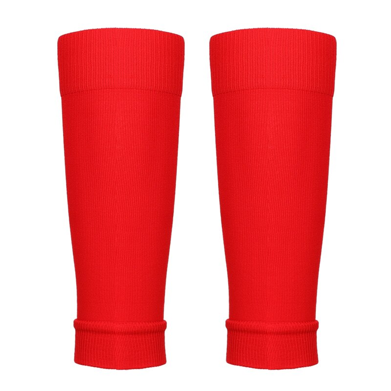 Football sockets fixed set football socks men's Leggings sock sock insert board adult competition protective socks: Red