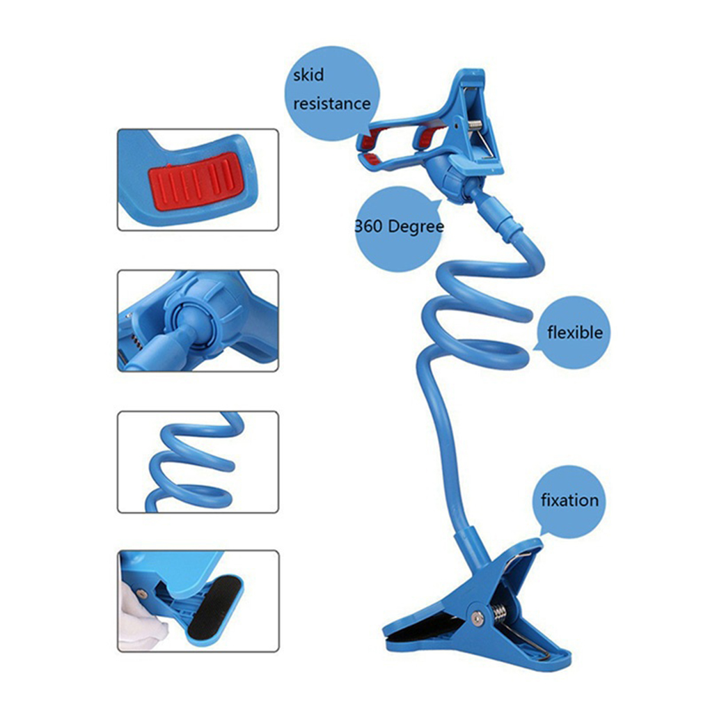 Supporto universale per telefono supporto flessibile per cellulare 360 Clip supporto pigro supporto da tavolo supporto da tavolo supporto da tavolo