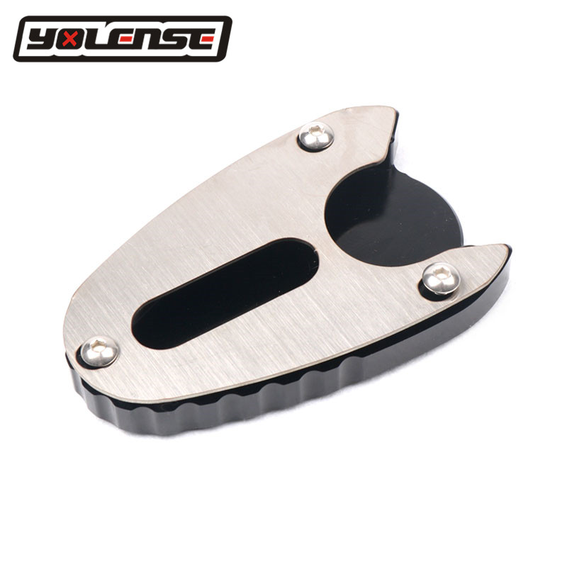 Placa de soporte de apoyo de placa de extensión lateral de pie de soporte CNC de motocicleta para SUZUKI dv650 SV 650 SV 650X