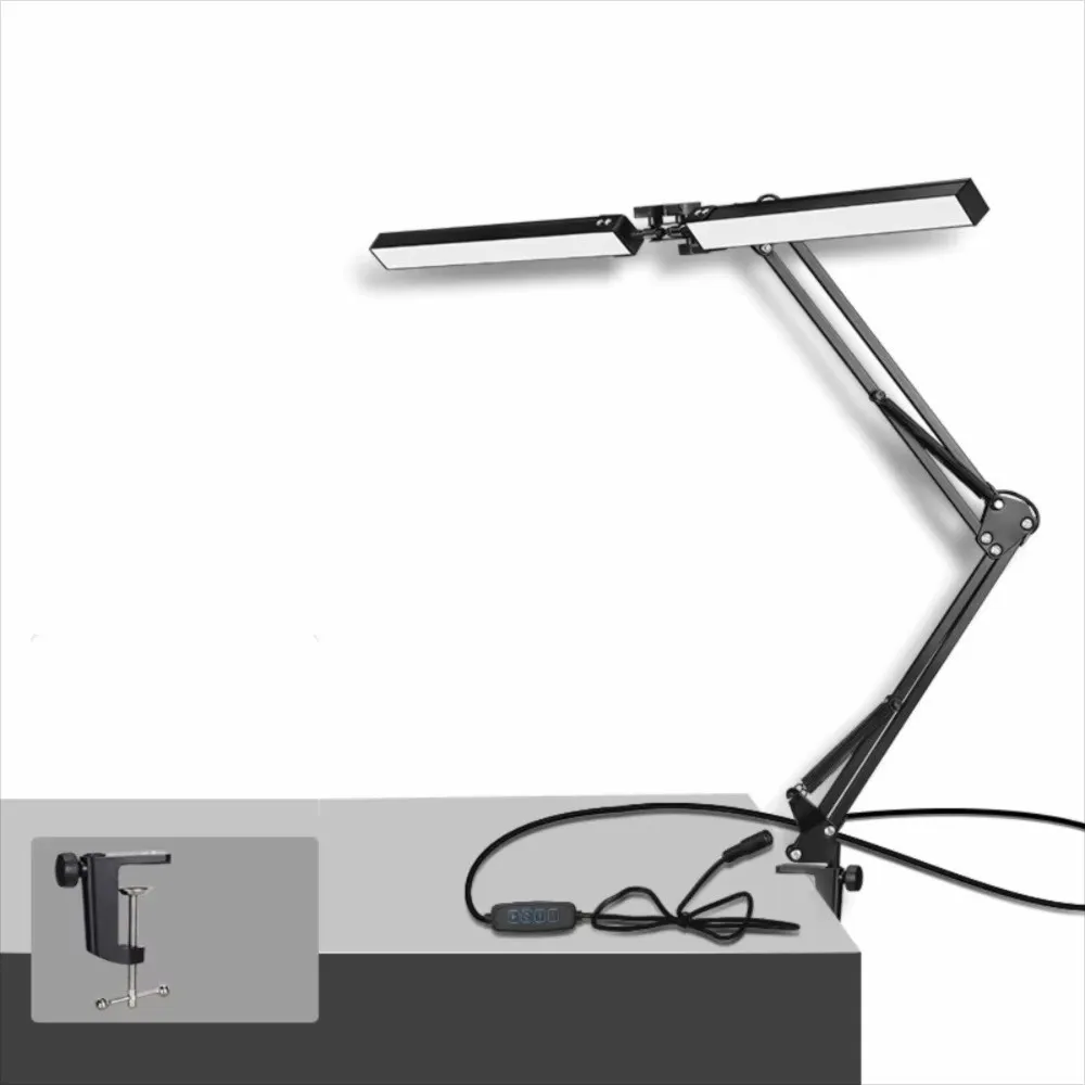 360 ° Rotatie Tuimelaar LED Tafellamp Verstelbare Helderheid 3 Kleurmodi LED Bureaulamp 160LED Super Heldere Leeslamp