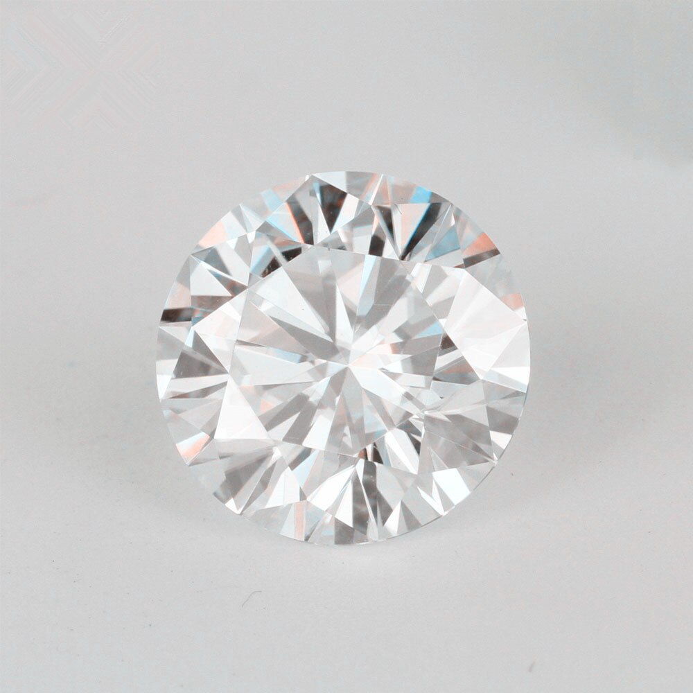 Testa positivt erbjudande certifikat lågt pris 1.5ct 7.5mm ij färg vvs klarhet rund briljant 3ex slipad moissanite nära diamant