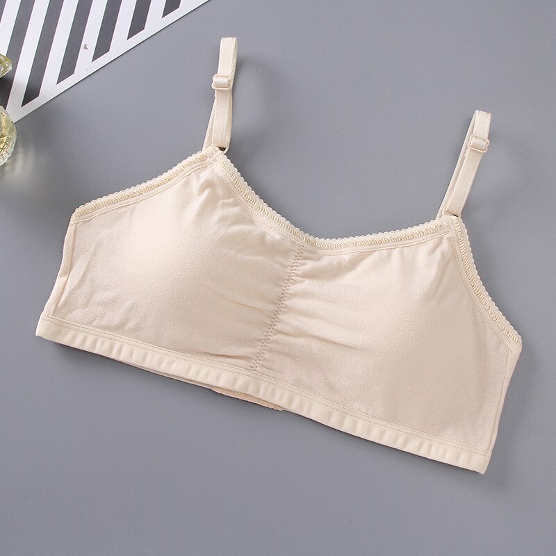 Cotton girl tube top Student girl development period wrap top student wireless bra teenage girls clothing 14 16 years
