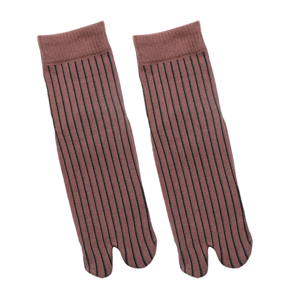 Chaussettes Tabi en coton élastique à 2 orteils, tongs unisexes, coupe basse, bateau, été