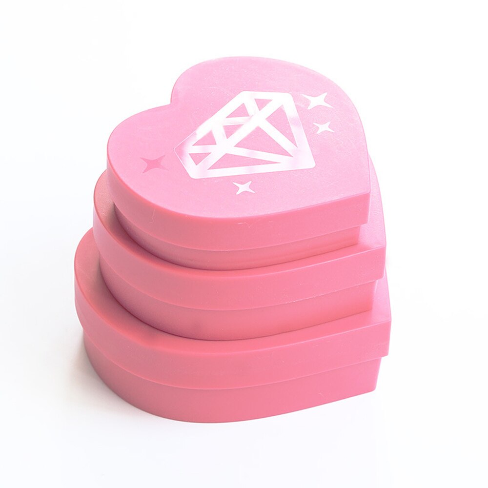 Heart-Shaped Diamond Painting Tray Beading Plates Square Round Rhinestone Storage Tray Cross Stitch Embroidery Accessories