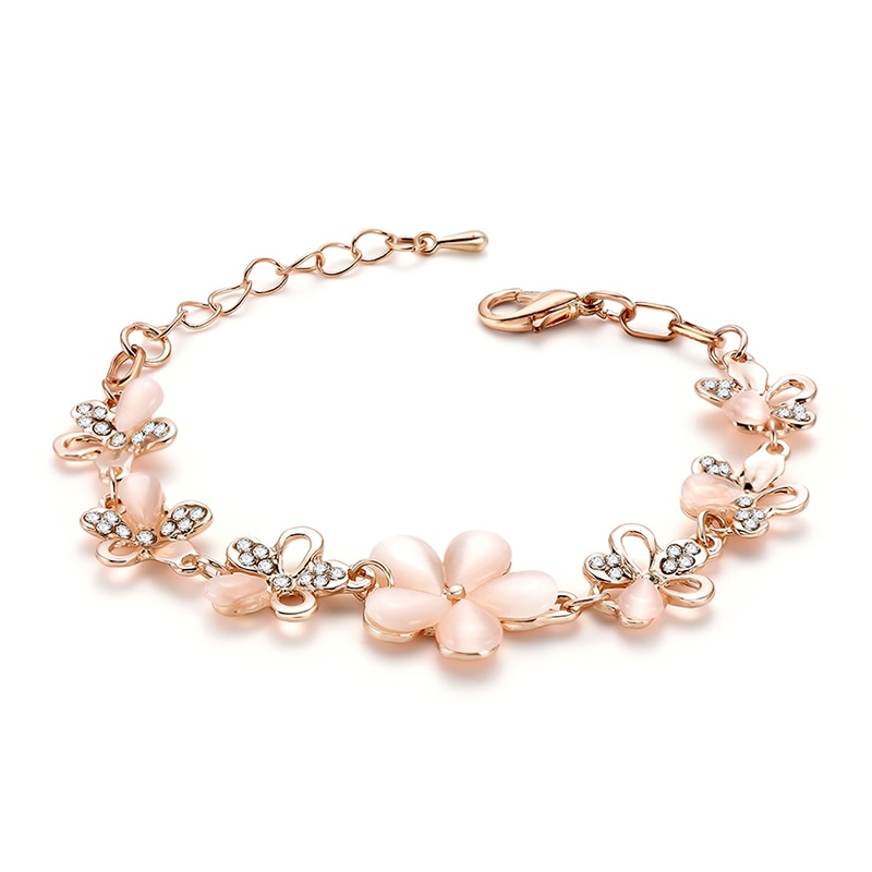 luxe or chaîne Bracelet Bracelet charme Simple Bracelet pour femmes filles bijoux
