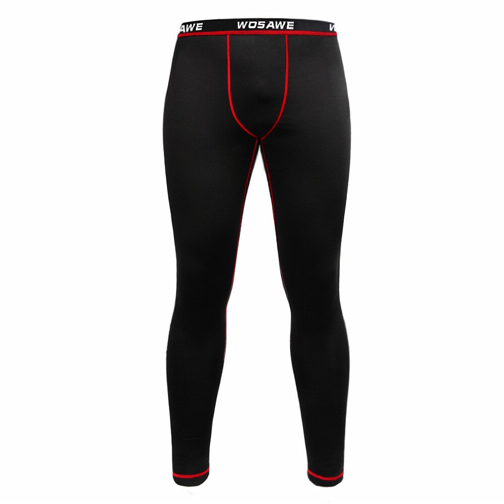 WOSAWE Mens motorcycle Pants Compression Base Layer Fitness Jogging Trousers Tights Sport Training Gym Wear motocross pants