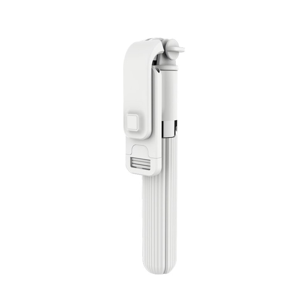 Cámara multifuncional auto-temporizador artefacto Rod Bluetooth Selfie Stick obturador remoto inalámbrico trípode expansible soporte de teléfono: Blanco