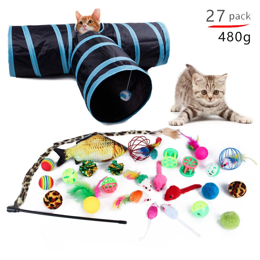 Cats Toy Channel Funny Stick Pets Cat Tunnel Toys Mouse Balls Pet Products Mouse Supplies Mascotas Gatos Rascador Gato Kat: No.5 Suit