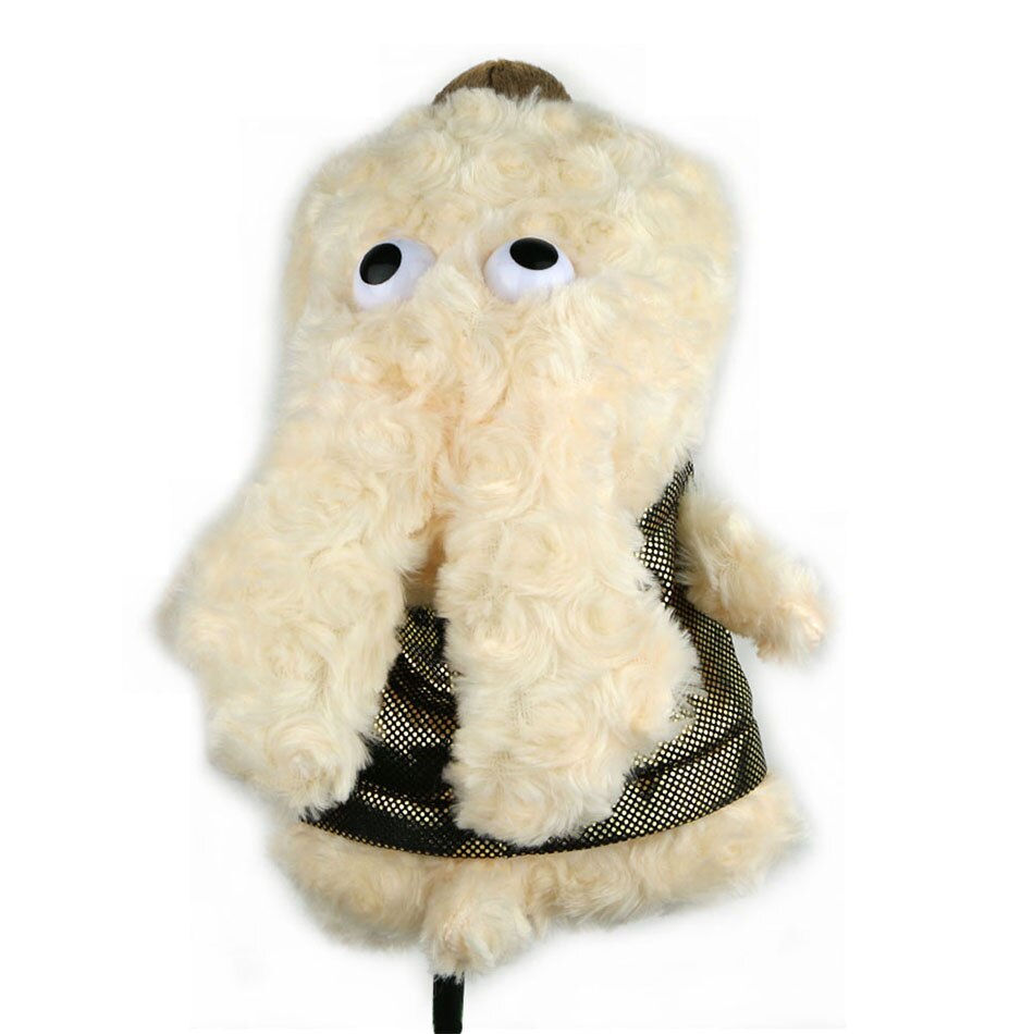 Golf headcover driver pluche schattige dieren golfaccessoires: Wit