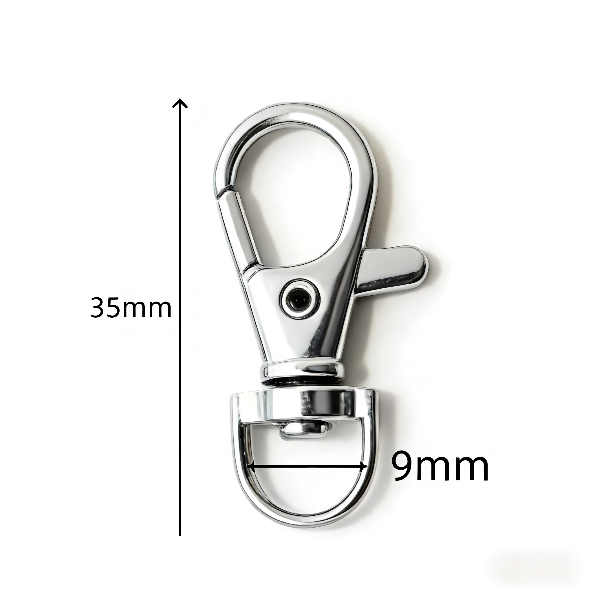 5/20/50/100 STUKS Draaibare Sluitingen Lanyard Karabijnhaken Sleutelhanger Clip Haak Metalen Kreeftklauw Sluiting voor Sleutelhanger Hardware Accessoires