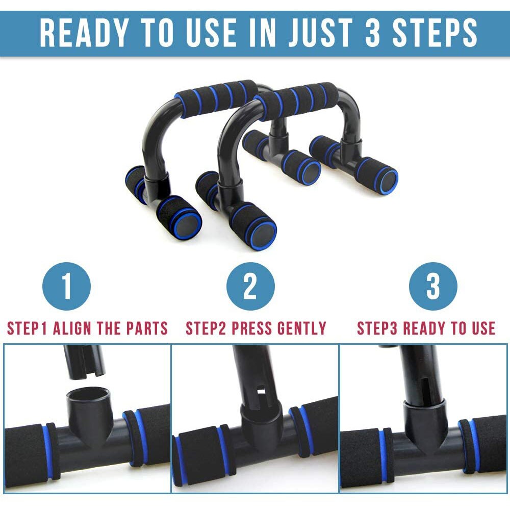 Push-up Bars Home Fitness Übung Steht Workout Gym Rack Ausrüstung Set Muscle Brust Arme Festigkeit Training Board Bodybuilding