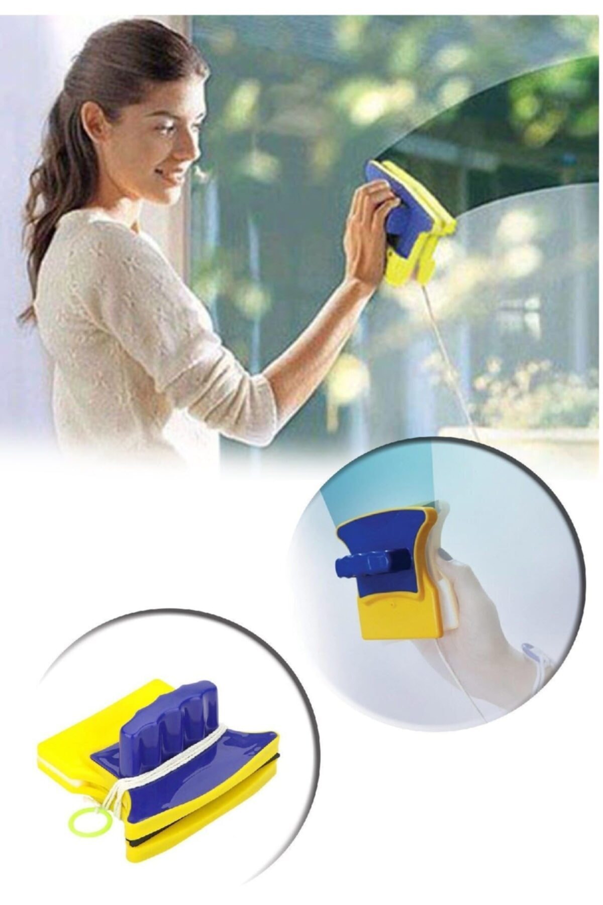 Magnet Double Side Glass Wiper Single For Glasses