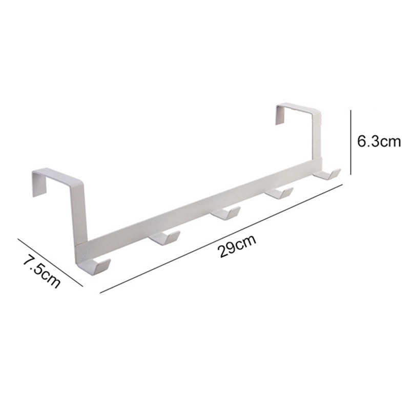 Práctico gancho de puerta de hierro forjado, gancho de pared para ropa, gancho de pared, cierre duradero para puerta de hogar