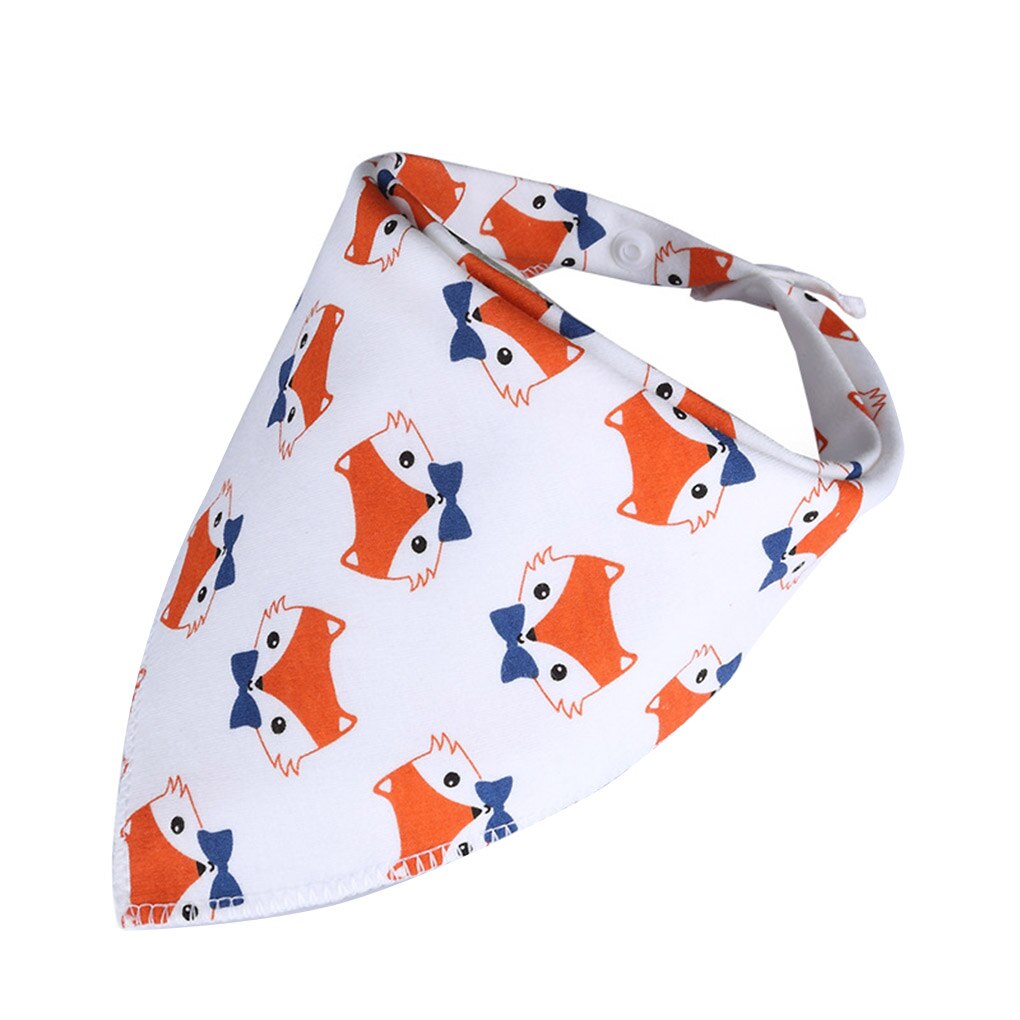 23 Kleuren Cartoon Leuke Baby Kids Zakdoek Baby Zacht Katoen Kwijlen Speeksel Handdoek Herbruikbare Peuter Gedrukt Bib: NO.12