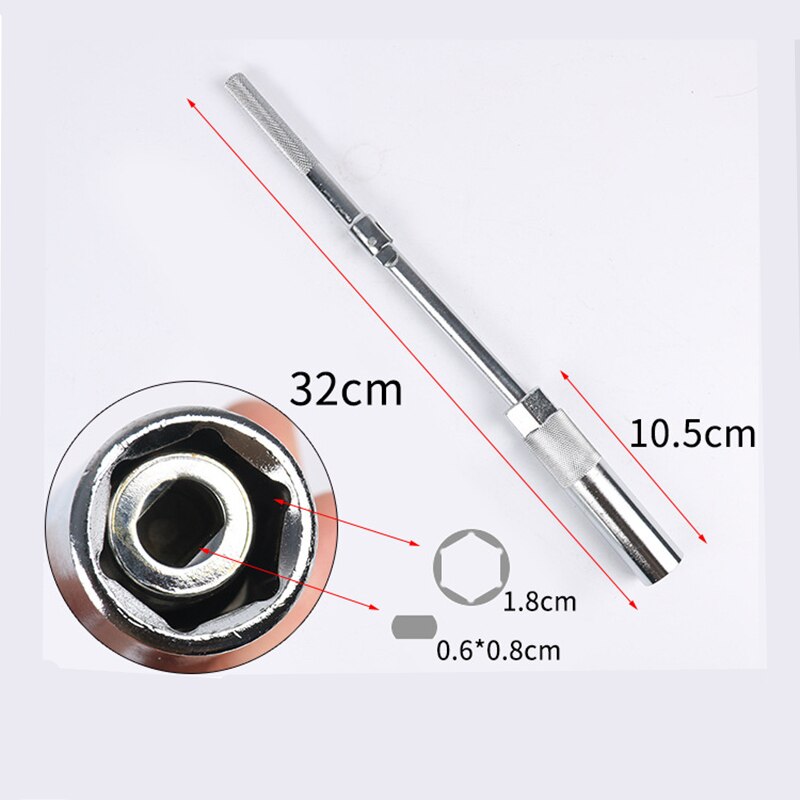Car Front/Rear Shock Absorber Hex Socket Wrench Removal Tool Set for V-W Speed Reduction Shock Absorber Wrench Tools