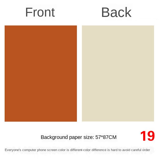 BEIYANG – arrière-plan Morandi 57x87cm, papier de photographie, arrière-plan de photographie, couleur unie, pour Ins, photographie et Studio Photo: Background 19