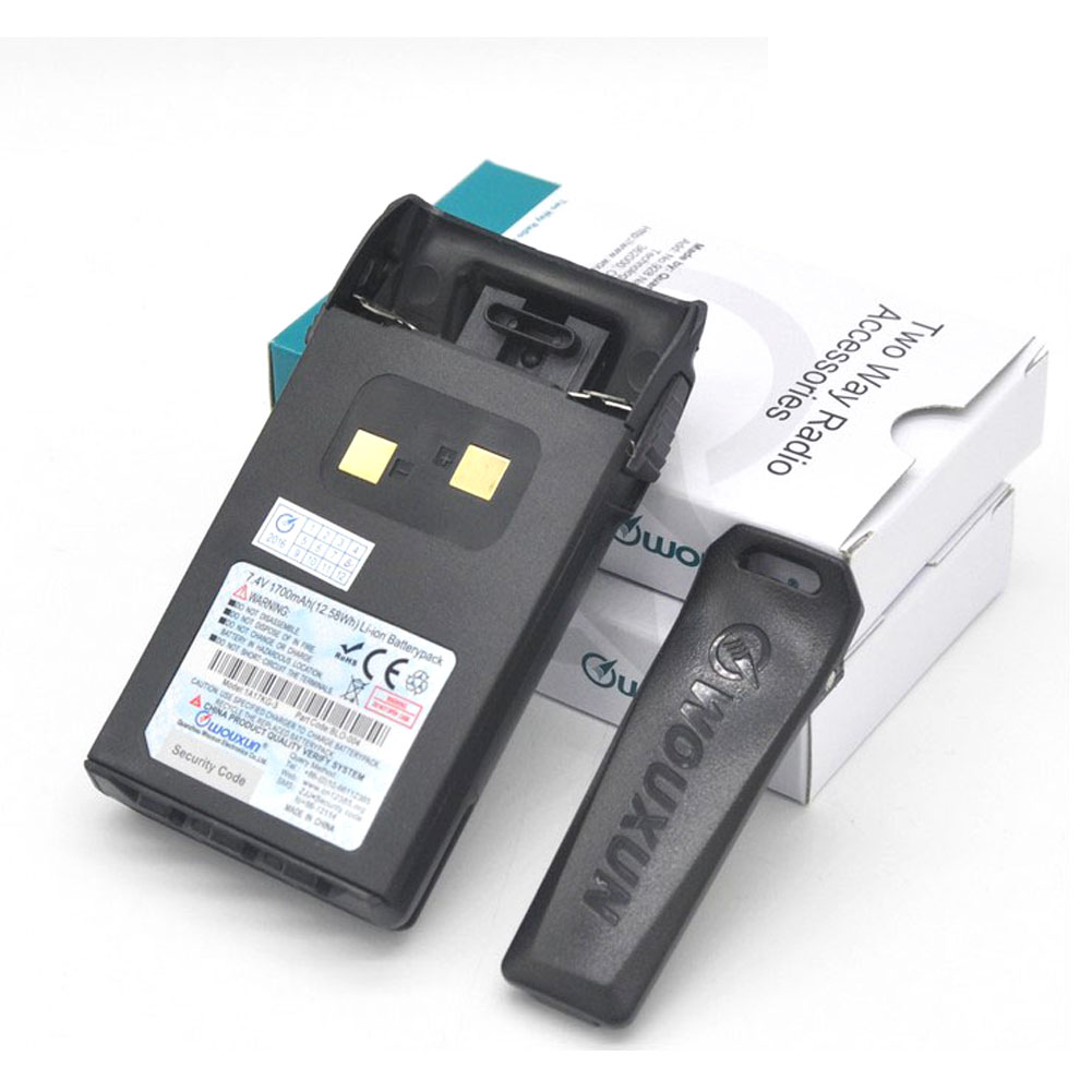Batería de iones de litio Original WOUXUN 1700mAh para KG-UVD1P KG-689 KG-669 KG-UV3D KG-UV6X DB-16X KG-UVA1X GU-16 KG-UV3X KG-UV6D KG-UV2D