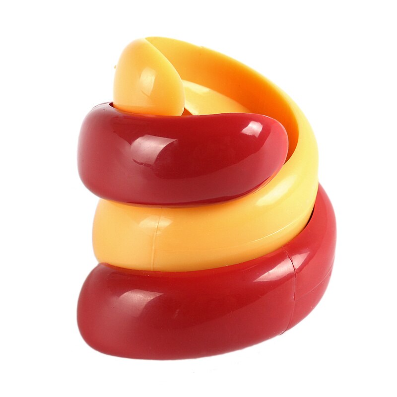 2 teile/satz Heißer Hunde Schneidemaschine Burger Hersteller Wurst Cutter einstellen Lebensmittel-Klasse Kunststoff Manuelle Phantasie Wurst Schneider Spiral- Grill