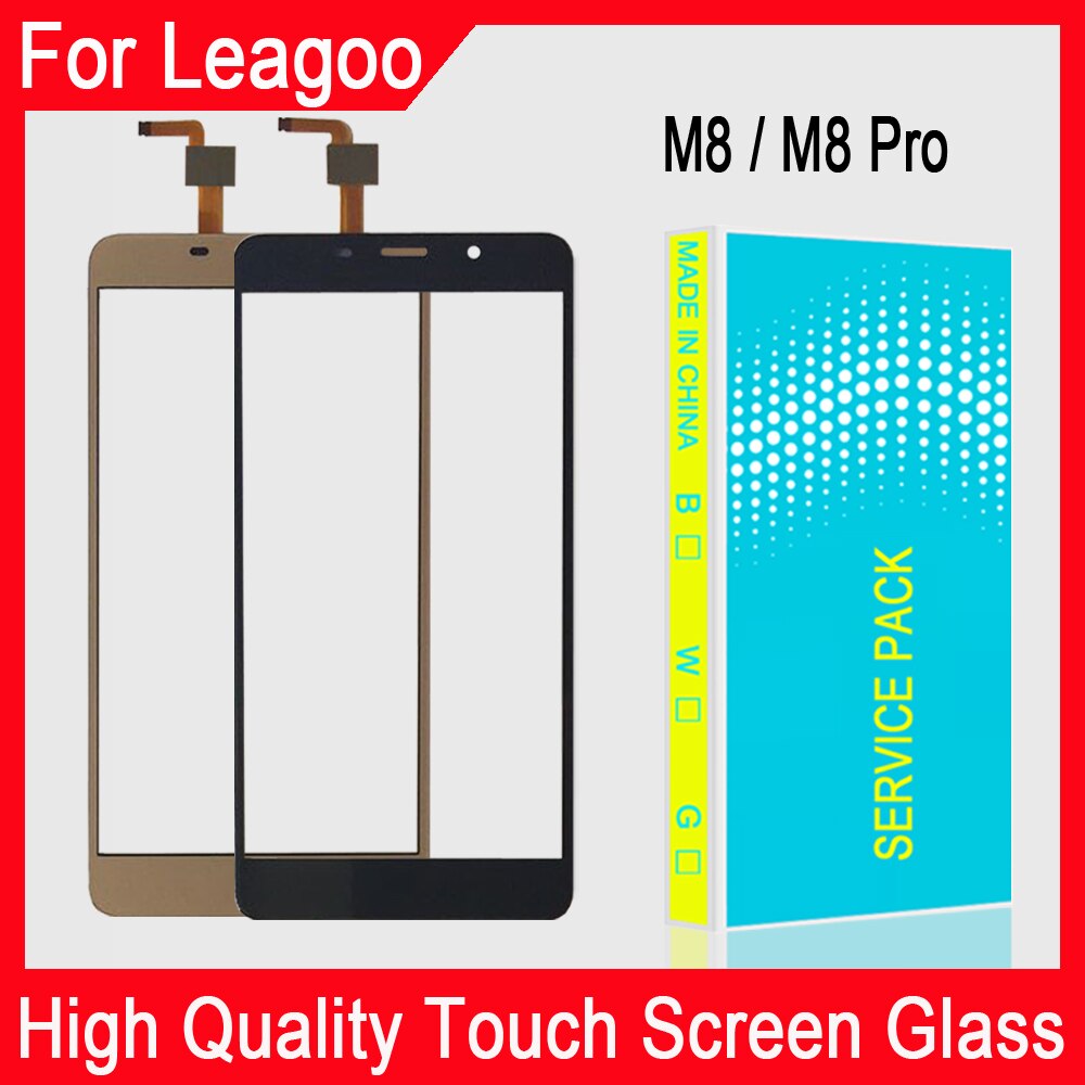 5.7 "Inch Voor Leagoo M8 Pro Touch Screen Digitizer Voor Leagoo M8 Touch Panel Touchscreen Sensor Voor Glas Gratis lijm + Doekjes