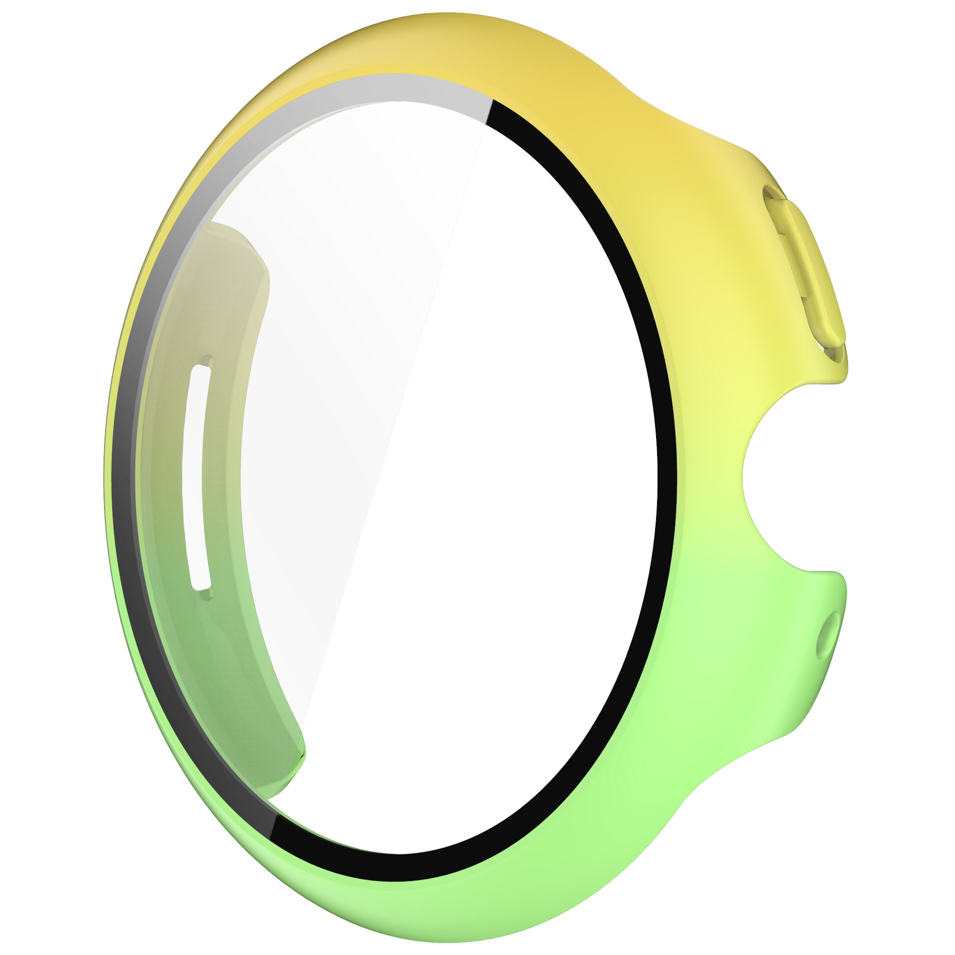 Étui + verre pour Google Pixel Watch 3, 45mm 41mm, housse de protection anti-rayures pour pare-chocs tout autour + accessoires de protection d'écran: XS / Colorful