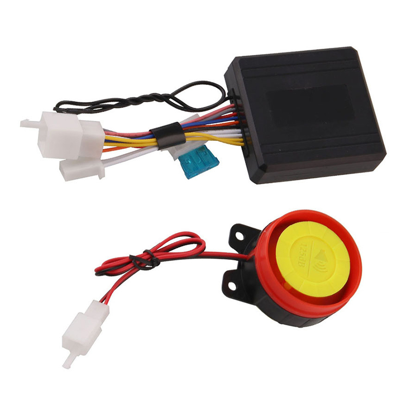12V Motorrad Fahrrad Anti-diebstahl Sicherheit Alarm System Rolle 125db Fernbedienung Schlüssel Hülse Motor- Starten Motorrad Lautsprecher