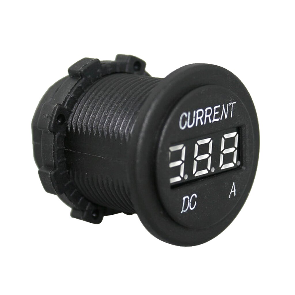Car 12V/24V DC 1A-10A Red LED Display Digital Ammeter Amp Gauge Meter