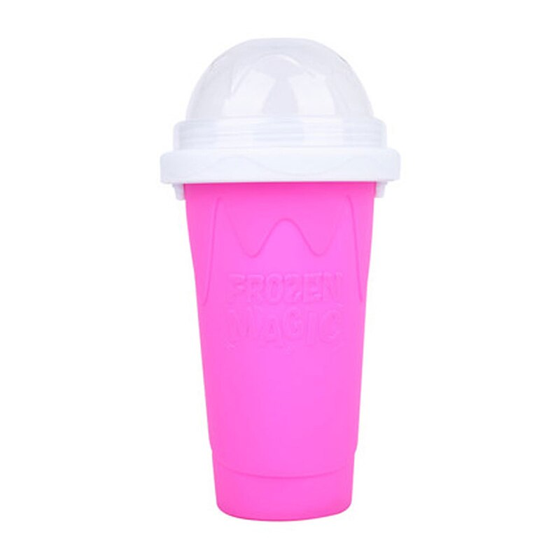 Slushy Maker Portable Travel Ice Cup Homemade Freeze Drinks Cup Summer Cooler Smoothie Making Cup For Kids Drinks Ice Cup: RD