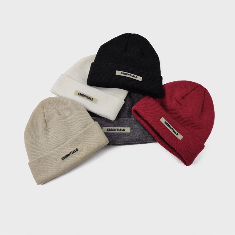 Essentials 100% 1:1 Knitted Hat Baseball Cap Fog Dad Hat Kanye West Jerry Lorenzo hip hop cotton high street