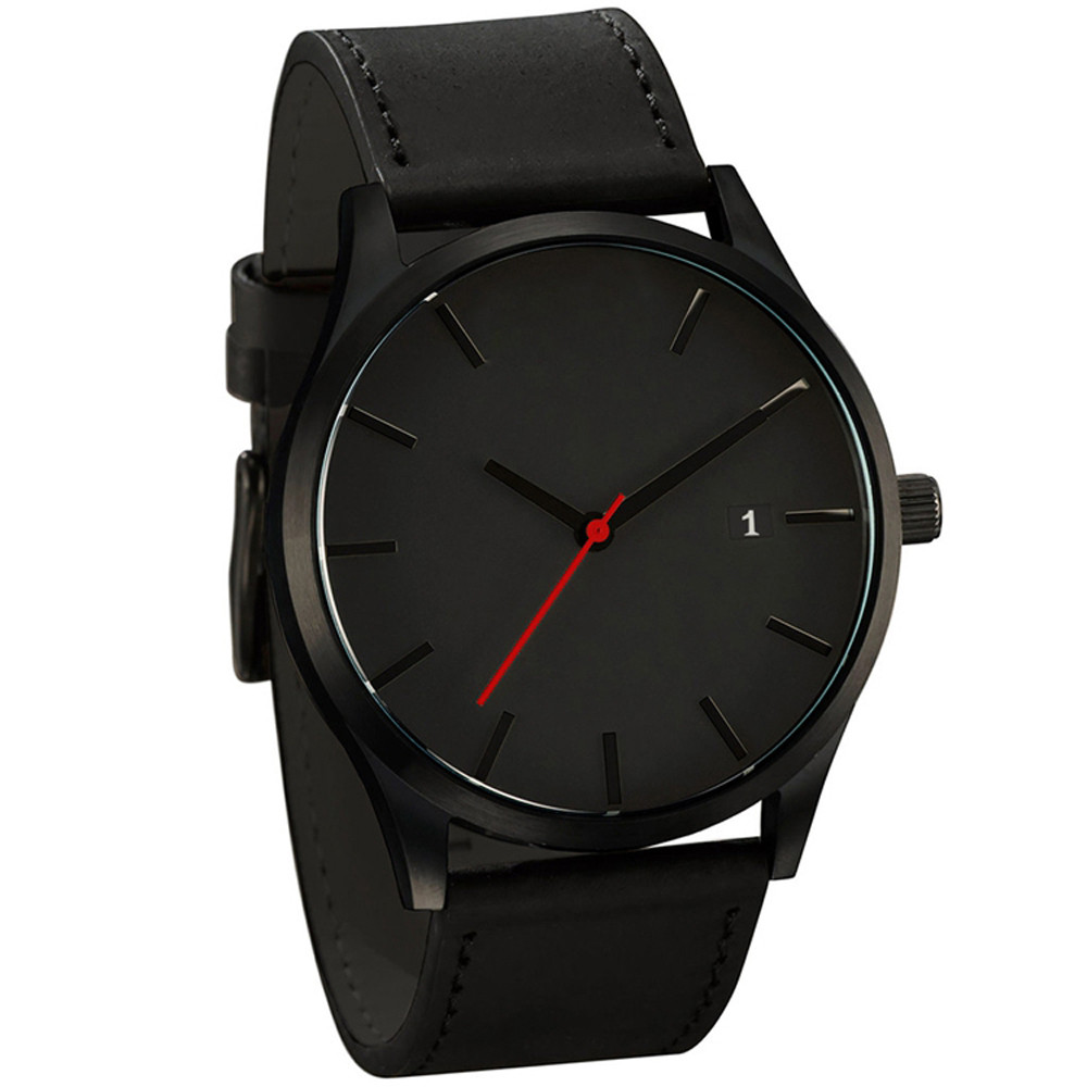 Heren Horloge Sport Minimalistische Horloges Voor Mannen Horloges Lederen Klok Erkek Kol Saati Relogio Masculino Reloj Hombre: 1
