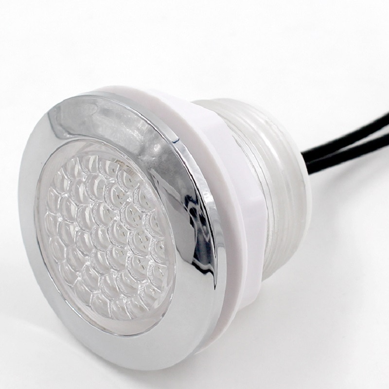 1Stck wasserdichte RGB unterwasser LED badewanne licht FÜHRTE Whirlpool lampe See größe 53-55-60mm LED Spa Schwimmbad licht OHNE Regler