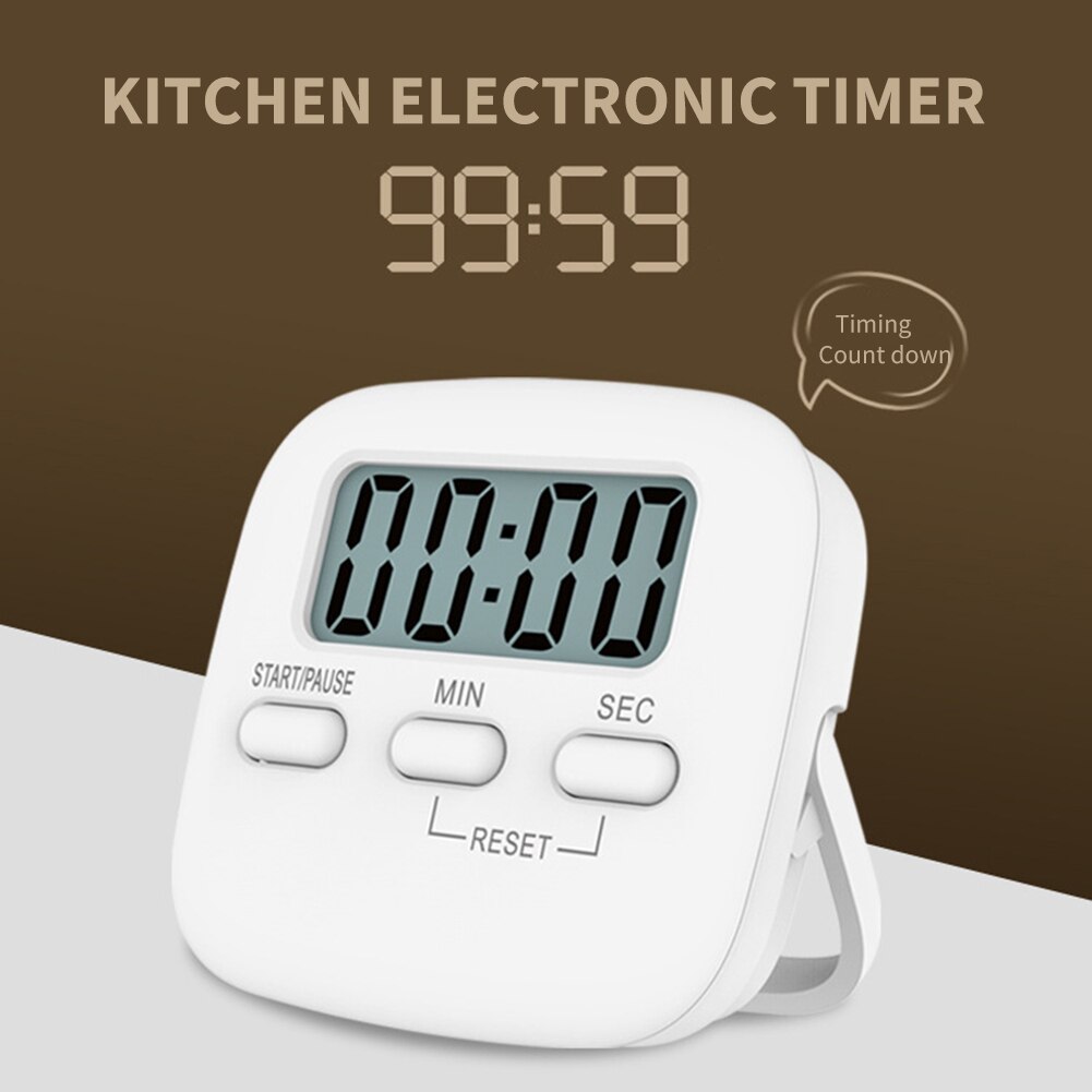 Koken Timer Sterke Rug Magnetische Digitale Timer Slapen Stopwatch Keuken Koken Countdown Voor Koken Sport
