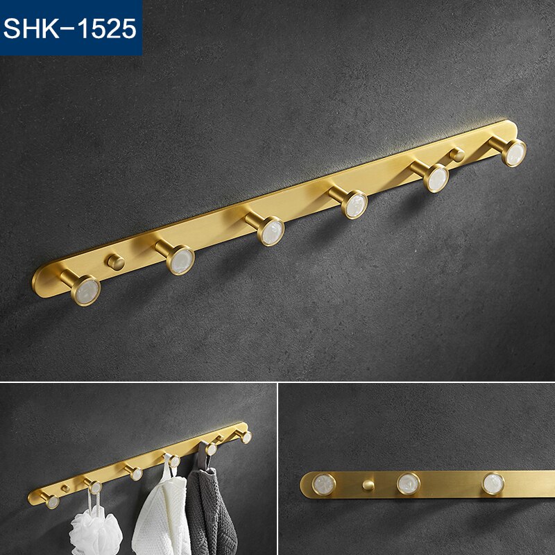 Metal Kitchen hook wall hanging bathroom hanger wall clothes row hook multiple colour: SHK-1525