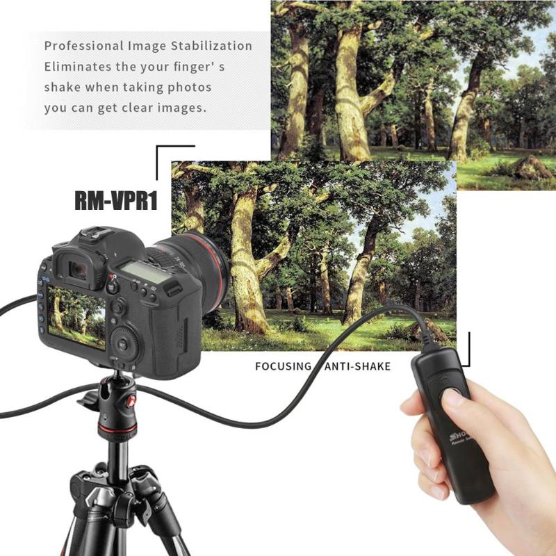 RM-VPR1 Cable de liberación remota de obturador para cámara Sony A7/A6000/A5000/A7000/A6/A58, 0,9 m