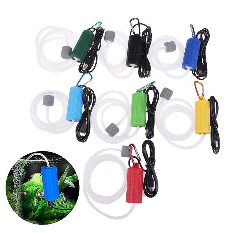 USB Mini Aquarium Filter Oxygen Air Pump For Fishing Tank Aquarium Tank Parts