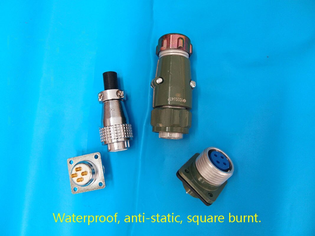 1PC Engraving Machine High-Speed Spindle Motor Special Aviation Plug Aviation Plug-In Socket Base Fixed Wiring Plug Faucet