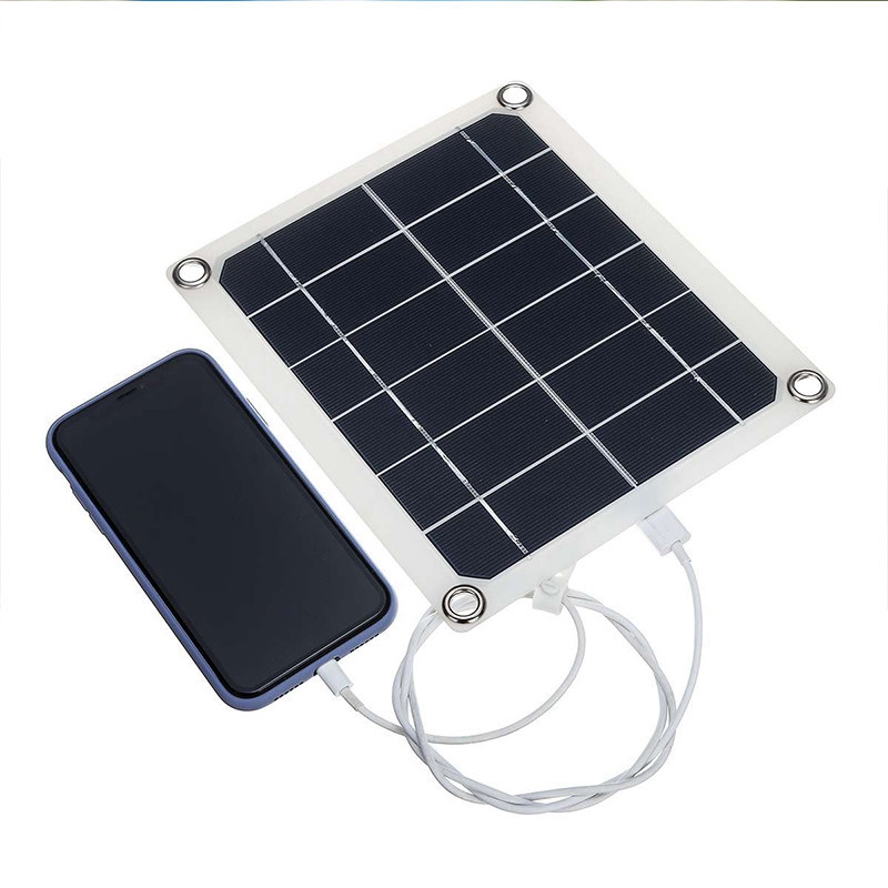 thumbnail image 2 of 10W Solar Panel For Security Camera Monocrystalline Silicon USB 2 of 14