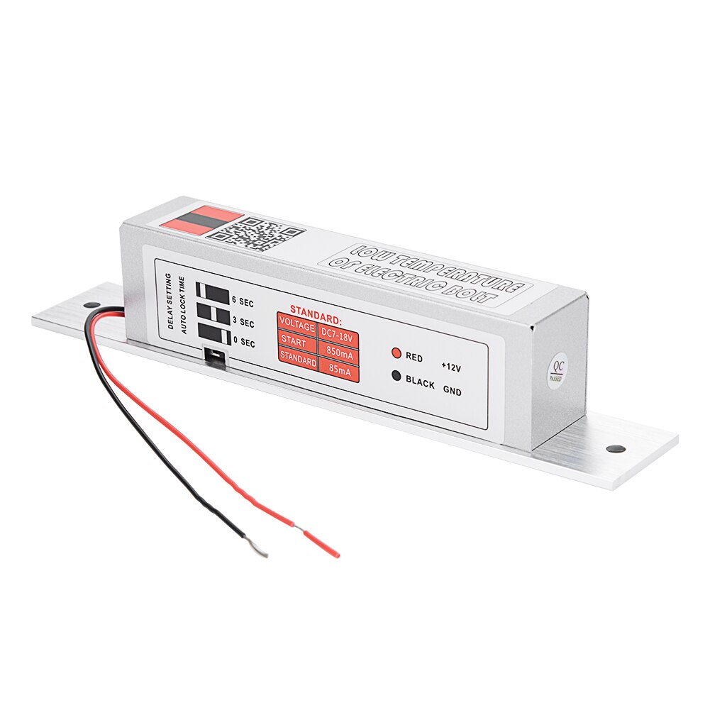 door lock Electric Mortise Lock with Time Delay Low Temperature Bolt Lock NC Mode for Access Control electronic door lock