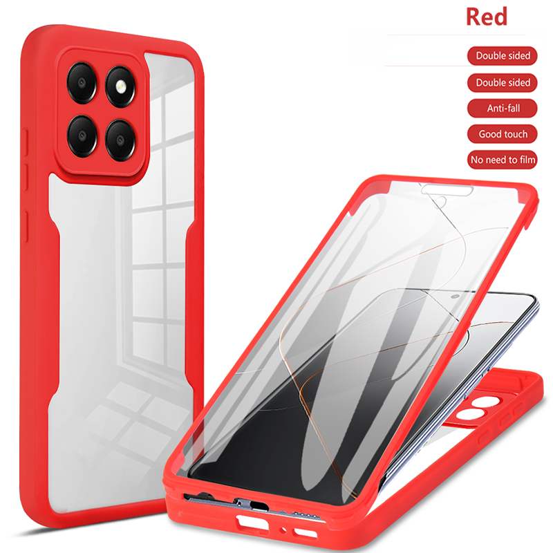 360 stk. stødsikkert cover til oppo realme 6 7 pro 9 dobbeltsidet silikone bagcover til realme 8 pro 8i 9i pro plus: Aluminium / Sort