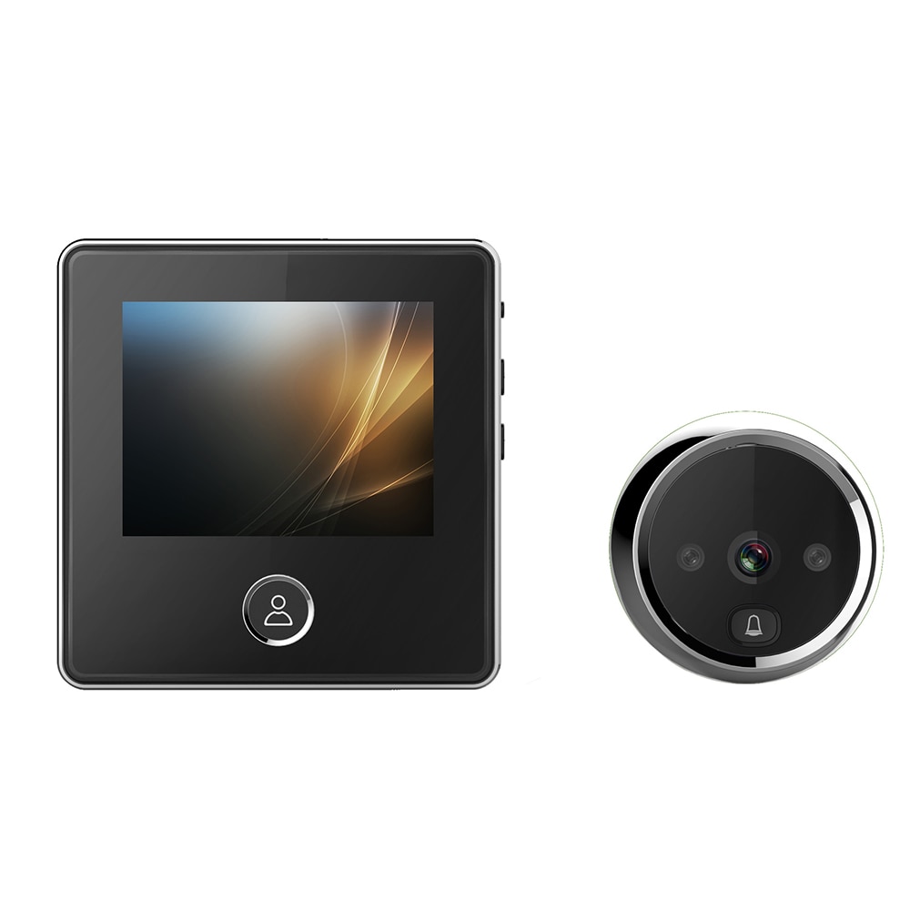 HD Video Kijkgaatje Security Visuele Deurbel Lcd-scherm Intelligente Elektronische Kat Ogen met 3MP IR Nachtzicht Camera 'S