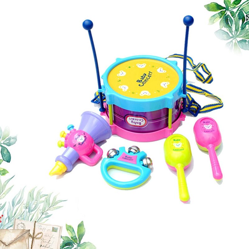 Gelukkig Muziekinstrument Set 6 Delige Set Speelgoed-Kinderen Muziekinstrument Speelgoed Set