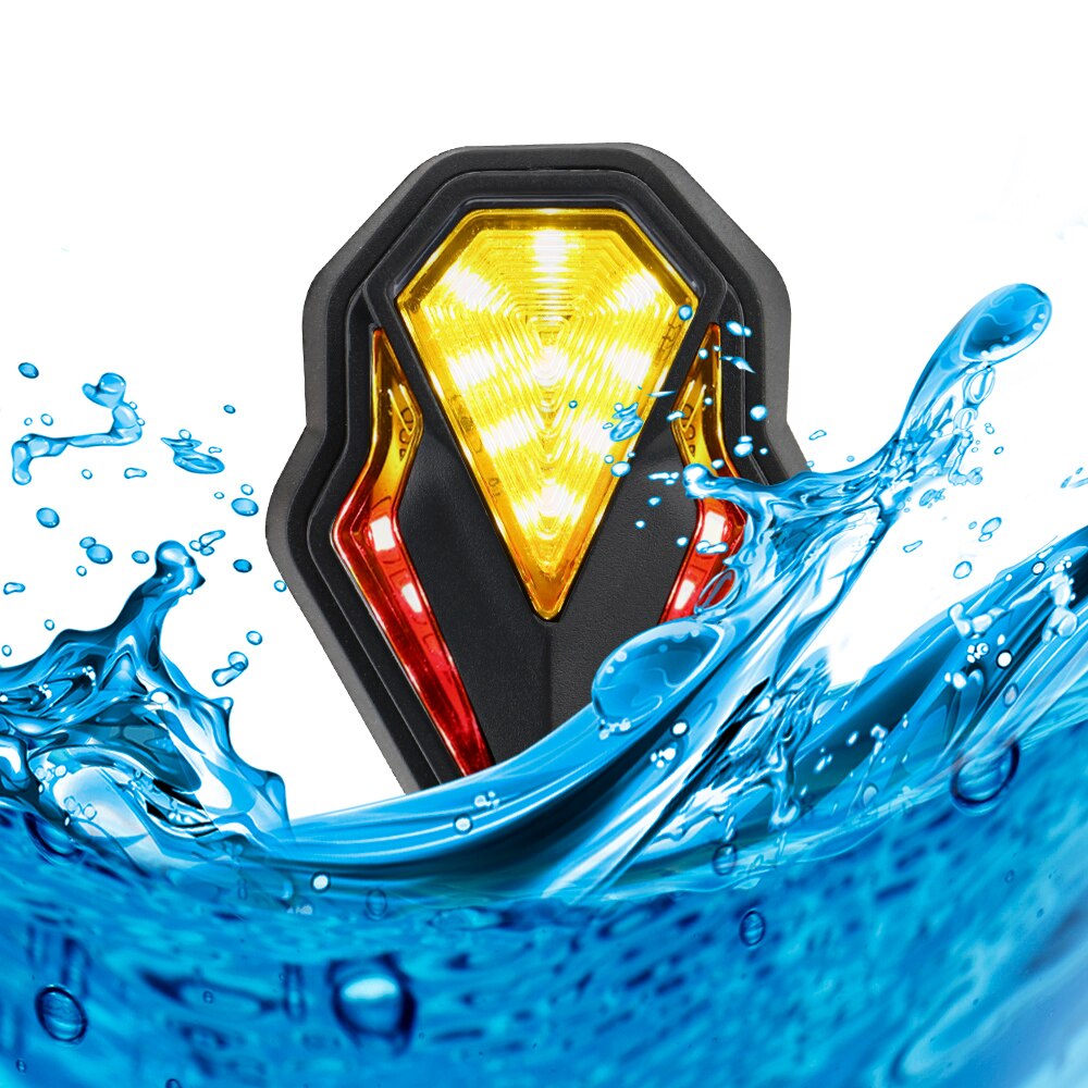 1 Paar Blinker Light Diamond Shape 12V Motor Richtingaanwijzer Lights Motorfiets Signaal Lamp Universele