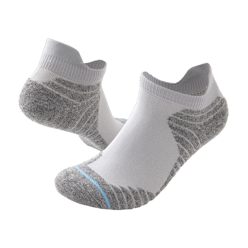 Heren hardloopsokken katoenen compressie fietssokken elite hardloopsokken basketbal fietssokken lage hardloopsokken