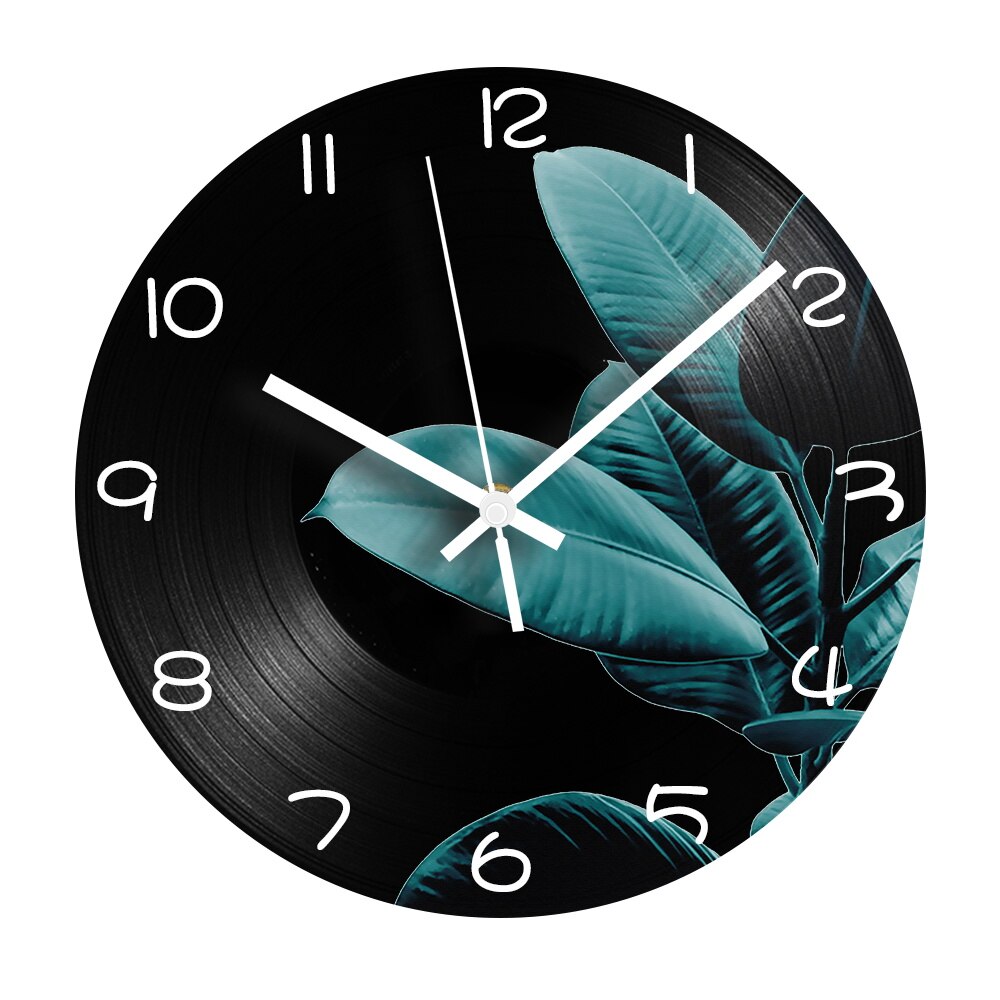 Reloj de pared Digital de hojas, moderno, – Grandado