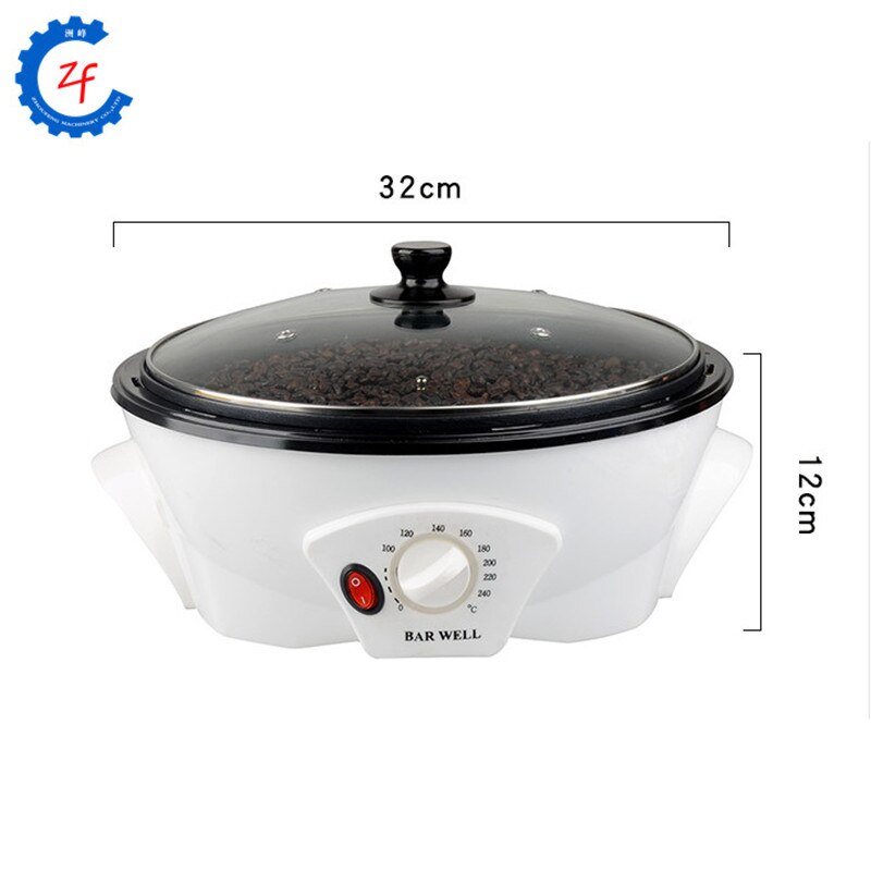 Electric home coffee beans roaster roasting machine 220v non-stick coating baking tools