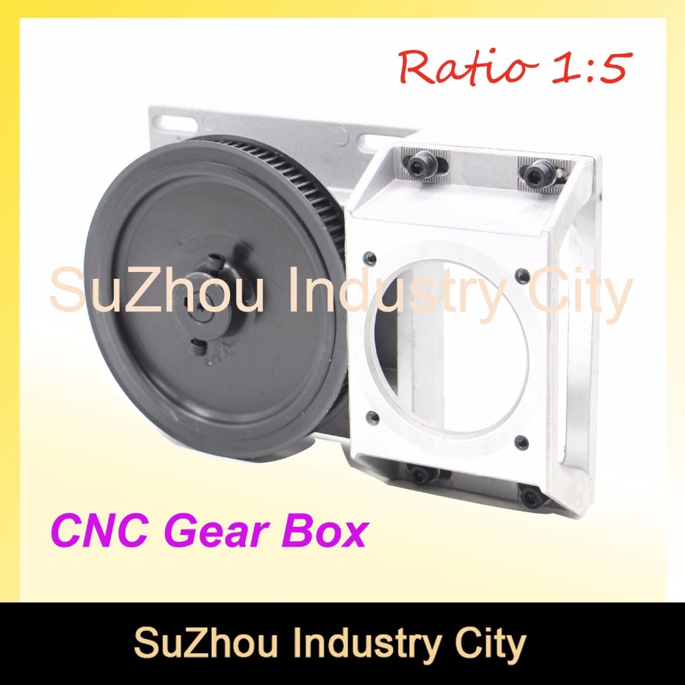 CNC Gear Box Ratio 5:1 suitable Gearbox Helical teeth/ Straight teeth gearbox 1.25 module synchronous wheel reducer box 1.25M