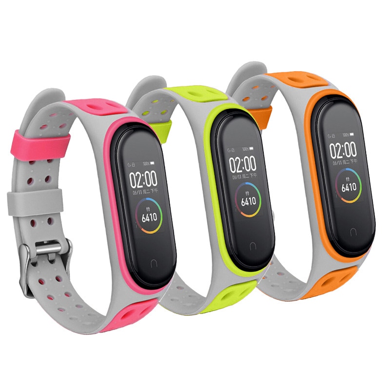 8 Stijlen Band Voor Xiaomi Mi Band 5 Siliconen Roze Vervanging Polsband Armband Horlogeband Voor Xiomi Mi Band